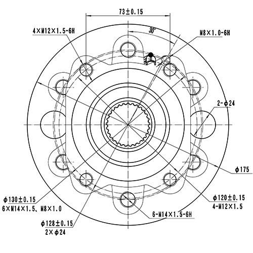 Z89277R ZIKMAR Ступица задняя Z89277R ZIKMAR Ступица задняя