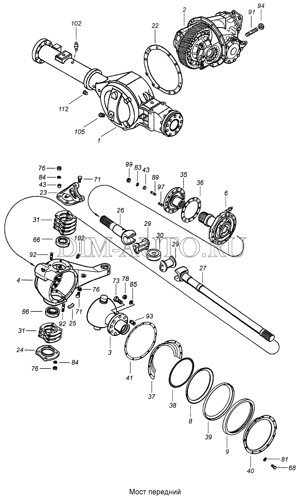 Схема сборки ступицы камаз 43114