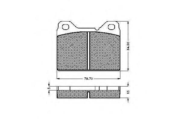 SPIDAN 31700 Тормозные колодки SPIDAN 