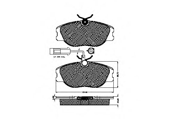 SPIDAN 32162 Комплект тормозных колодок, дисковый тормоз SPIDAN 32162 Комплект тормозных колодок, дисковый тормоз