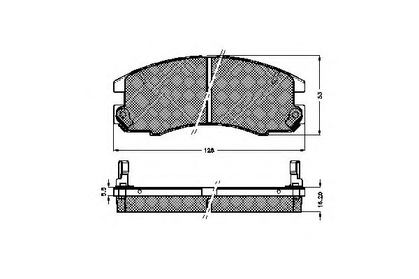 SPIDAN 32669 Тормозные колодки SPIDAN 