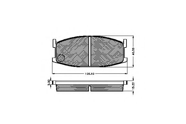 SPIDAN 32670 Тормозные колодки SPIDAN 