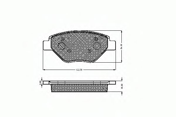 SPIDAN 32854 Комплект тормозных колодок, дисковый тормоз  SPIDAN 32854 Комплект тормозных колодок, дисковый тормоз
