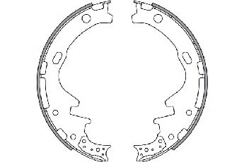SPIDAN 30507 Тормозные колодоки 