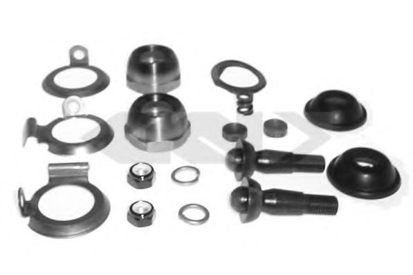 SPIDAN 45069 ремонтный комплект, несущие направляющие шарниры 