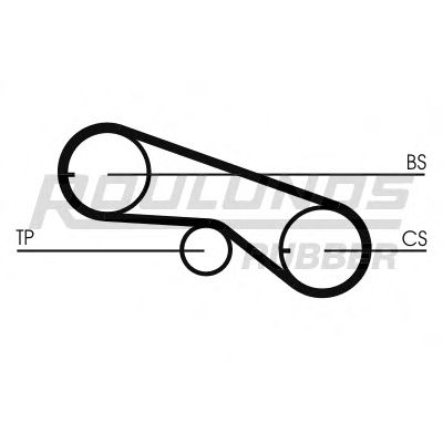 RR1352 ROULUNDS RUBBER Ремень ГРМ RR1352 ROULUNDS RUBBER Ремень ГРМ
