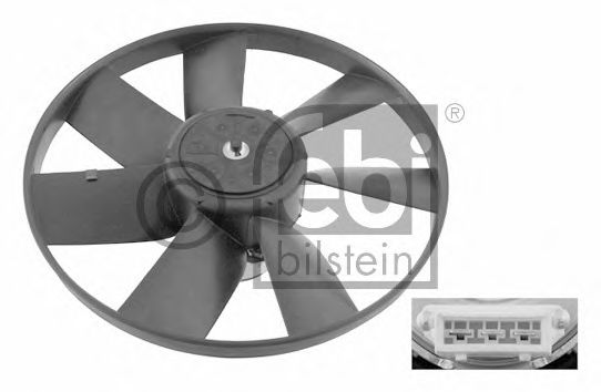 FEBI BILSTEIN 06993 Вентилятор системы охлаждения двигателя для VOLKSWAGEN