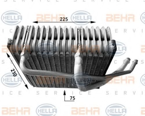 BEHR HELLA SERVICE 8FV351210771 Испаритель кондиционера для SKODA