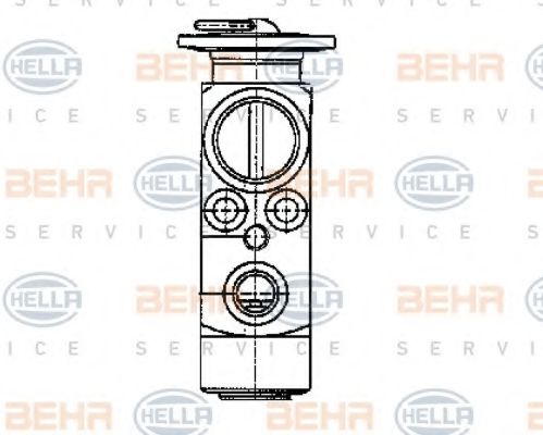 BEHR HELLA SERVICE 8UW351234041 Пневматический клапан кондиционера для VOLVO