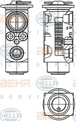 BEHR HELLA SERVICE 8UW351234181 Расширительный клапан кондиционера для BMW 7