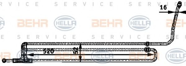 BEHR HELLA SERVICE 8MO376726201 Рулевая рейка BEHR HELLA SERVICE 