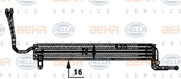 BEHR HELLA SERVICE 8MO376726361 Рулевая рейка BEHR HELLA SERVICE 