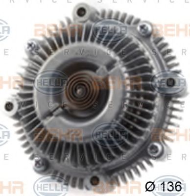 BEHR HELLA SERVICE 8MV376758611 Вентилятор системы охлаждения двигателя для MITSUBISHI