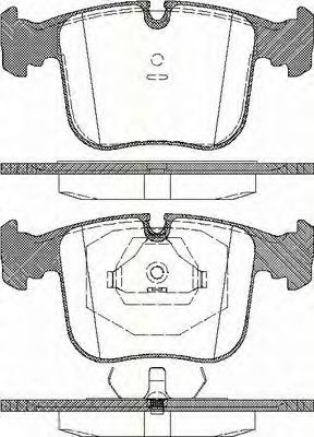 TRISCAN 811011012 Тормозные колодки TRISCAN 