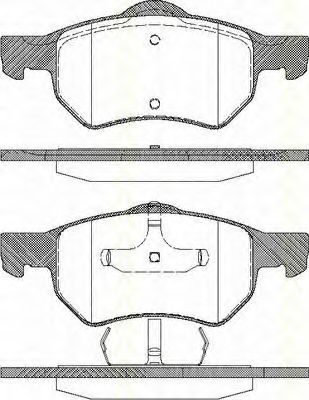 TRISCAN 811080598 Тормозные колодки TRISCAN для CHRYSLER