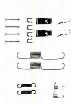 TRISCAN 8105102017 Комплектующие, тормозная колодка TRISCAN 8105102017 Комплектующие, тормозная колодка
