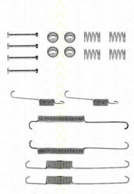TRISCAN 8105102508 Комплектующие, тормозная колодка 