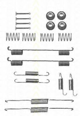 TRISCAN 8105102604 Комплектующие, тормозная колодка TRISCAN 8105102604 Комплектующие, тормозная колодка
