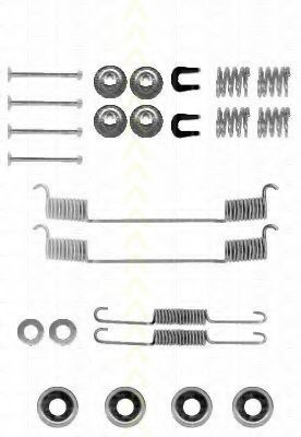 TRISCAN 8105142504 Комплектующие, тормозная колодка TRISCAN 8105142504 Комплектующие, тормозная колодка