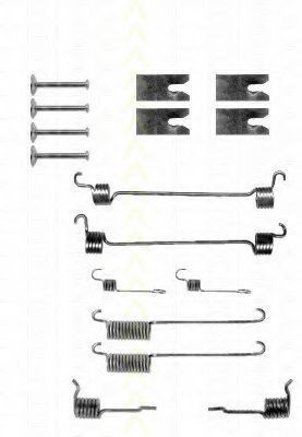 TRISCAN 8105162585 Комплектующие, тормозная колодка TRISCAN 8105162585 Комплектующие, тормозная колодка