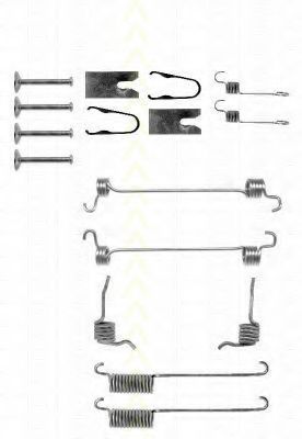 TRISCAN 8105162588 Комплектующие, тормозная колодка 