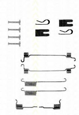 TRISCAN 8105162590 Комплектующие, тормозная колодка 