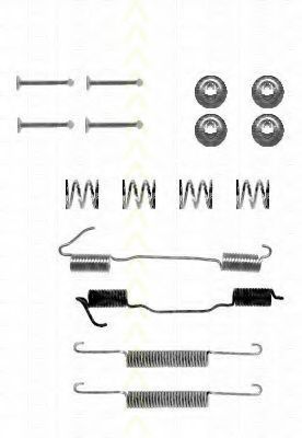 TRISCAN 8105652160 Комплектующие, тормозная колодка 