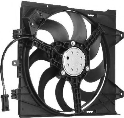 BERU LE599 Вентилятор системы охлаждения двигателя для ABARTH
