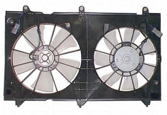 BERU LE648 Вентилятор системы охлаждения двигателя для HONDA