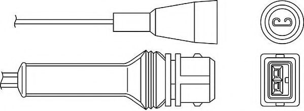 BERU OZH027 Лямбда-зонд для AUDI 100