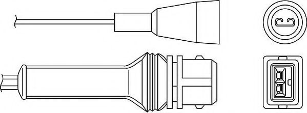 BERU OZH037 Лямбда-зонд для AUDI 100
