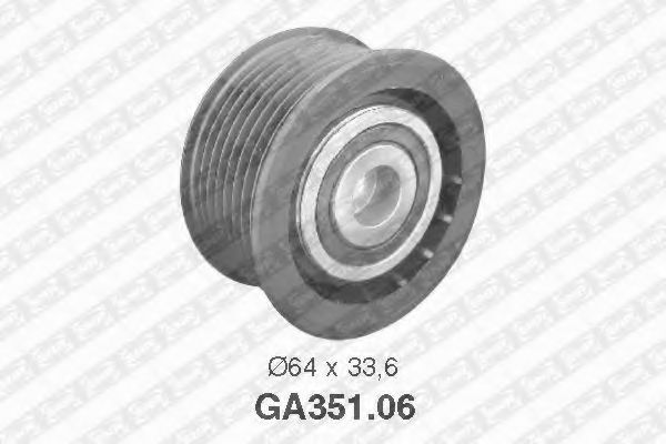 SNR GA35106 Натяжной ролик, поликлиновой ремень SNR GA35106 Натяжной ролик, поликлиновой ремень