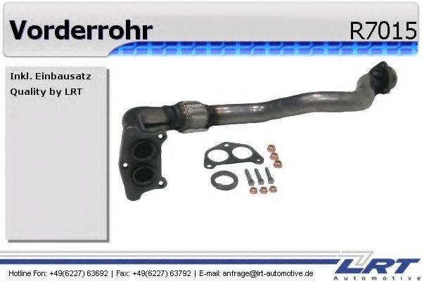 LRT R7015 Труба выхлопного газа 