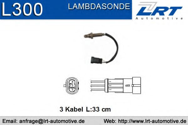 LRT L300 Лямбда-зонд для VOLVO 940 2 универсал (945)