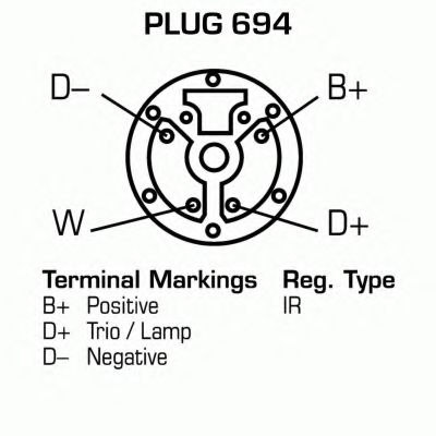DELCO REMY DRA0323 Генератор 