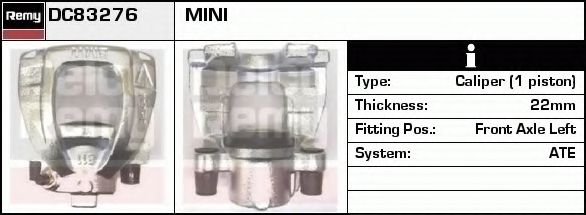 DELCO REMY DC83276 Тормозной суппорт для MINI (Мини)