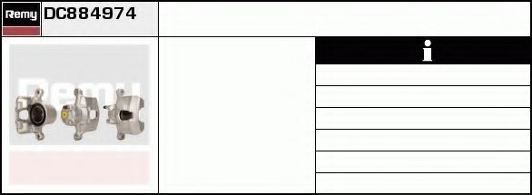 DELCO REMY DC884974 Тормозной суппорт для DAIHATSU YRV (Дайхатсу Рв)