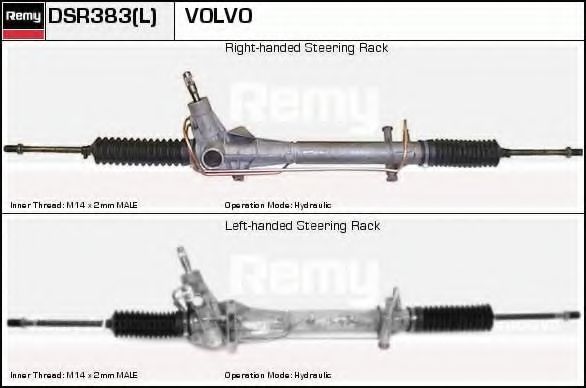 DELCO REMY DSR383 Рулевая рейка для VOLVO 940