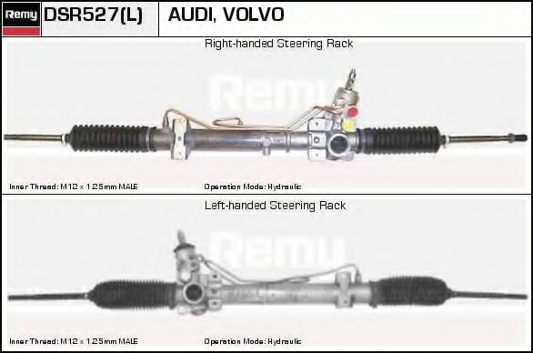 DELCO REMY DSR527 Рулевая рейка для VOLVO 440