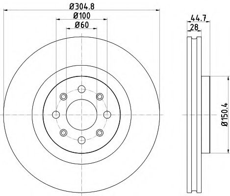 PAGID 55022 Тормозные диски PAGID для ABARTH