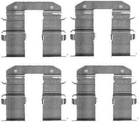 PAGID K0187 Скобы тормозных колодок для DODGE ATTITUDE