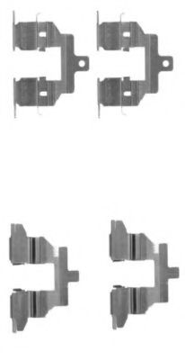 PAGID K0257 Скобы тормозных колодок для NISSAN TEANA
