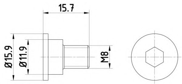 PAGID TPM0003 Скоба тормозного суппорта для ROLLS-ROYCE