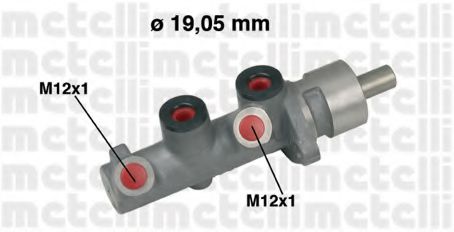 METELLI 050472 Ремкомплект тормозного цилиндра для SMART