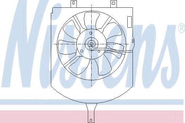 NISSENS 85407 Вентилятор системы охлаждения двигателя для VOLVO