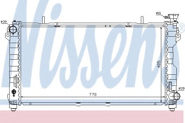 NISSENS 61004 Крышка радиатора для DODGE