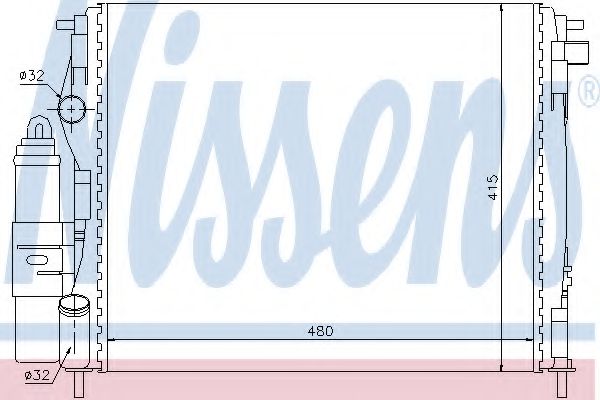 NISSENS 63773 модуль охлаждения  NISSENS 63773 модуль охлаждения