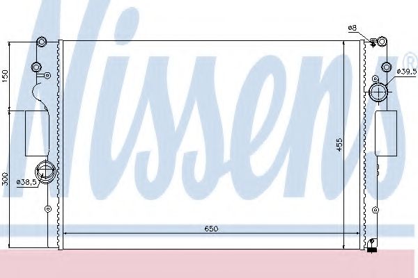 NISSENS 61981 Крышка радиатора для IVECO