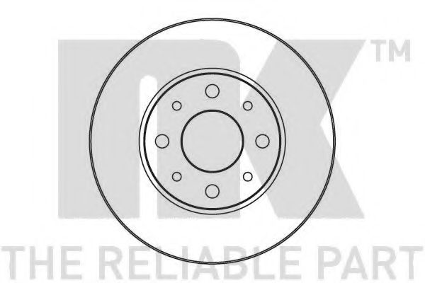 NK 202331 Тормозные диски NK для FIAT