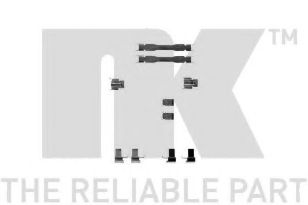 NK 7945073 Комплектующие, колодки дискового тормоза 